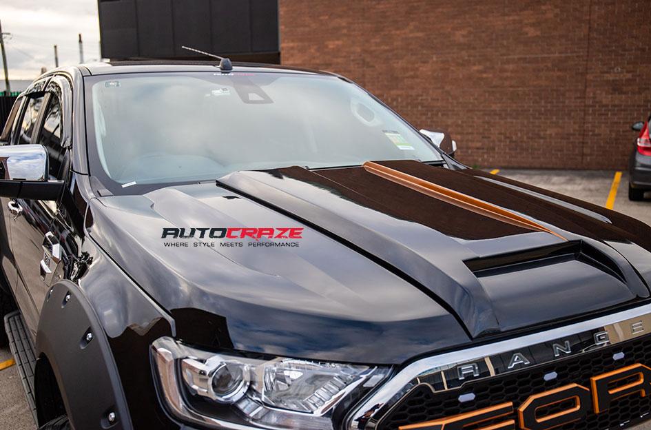 FORD RANGER RTG GLOSS BLACK MILLED ACCENTS